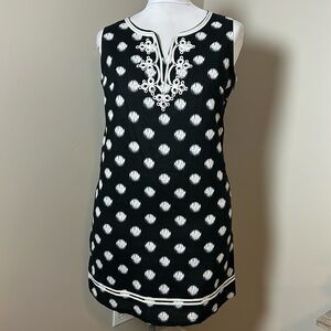 CHARLIE PAIGE Sheath Dress Black White NWT Size Medium